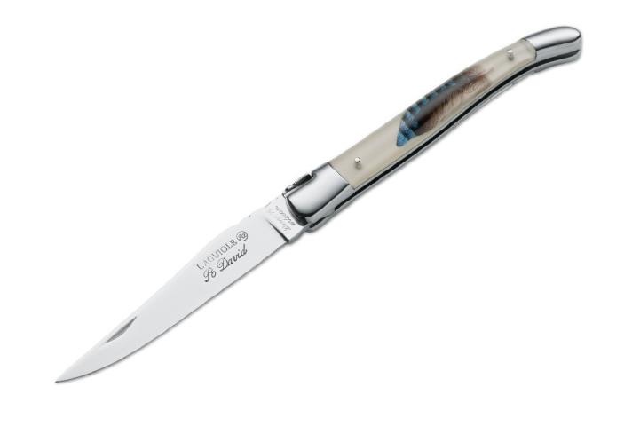 Laguiole Robert David Jay White Pocket Knife Folding Knife
