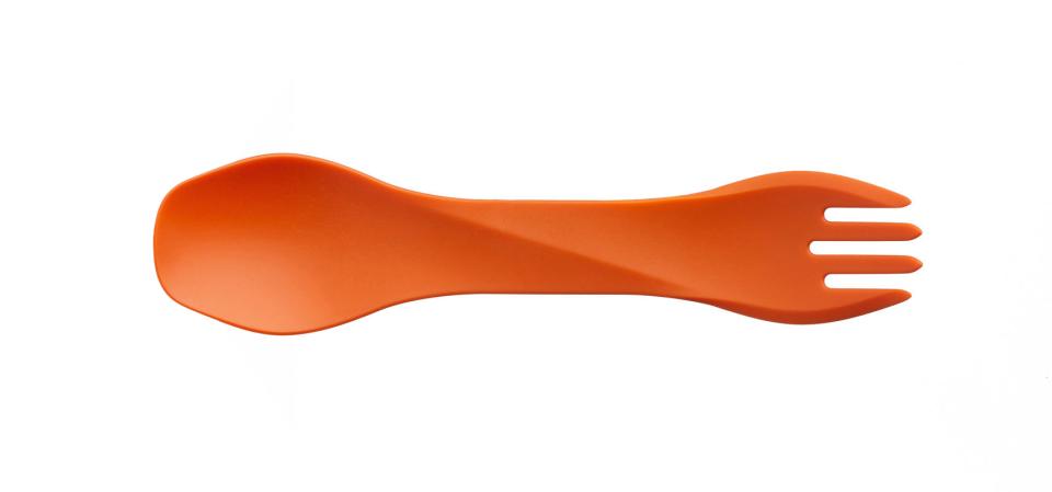 humangear cutlery GoBites UNO orange travel cutlery spoon fork 20 pieces