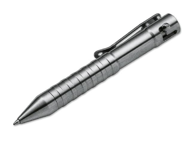 Böker Plus Tactical Pen K.I.D. cal .50 Titanium Kubotan Ballpoint Pen Multipurpose Pen Security Glass Breaker Defense Outdoor