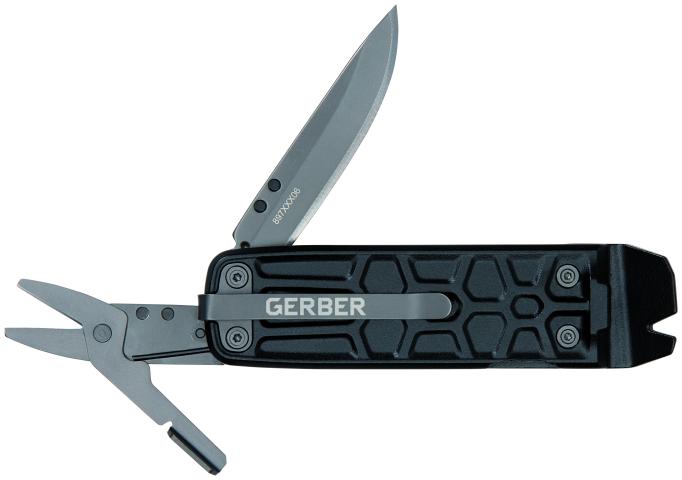 Gerber Multitool Lockdown Slim Pry black 7 tools multifunction tool stainless steel