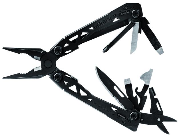 Gerber Multitool Suspension-NXT Stainless Steel Black 15 Tools Multifunction Tool