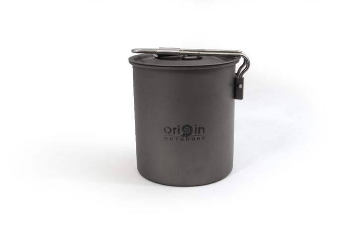 Origin Outdoors Titanium Camping Pot 750ml Mug Cup Titanium Travel Mug