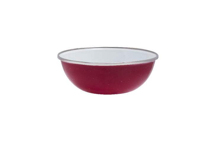 Origin Outdoors enamel bowl 15 cm red enamel tableware camping tableware