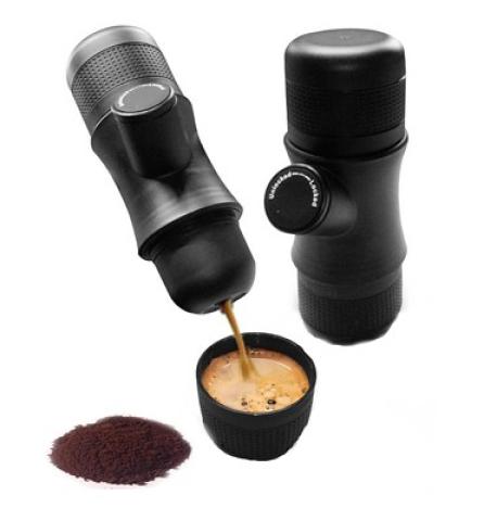 Origin Outdoors Mini Espresso To-Go Espresso Maker Pot Machine Camping Mug