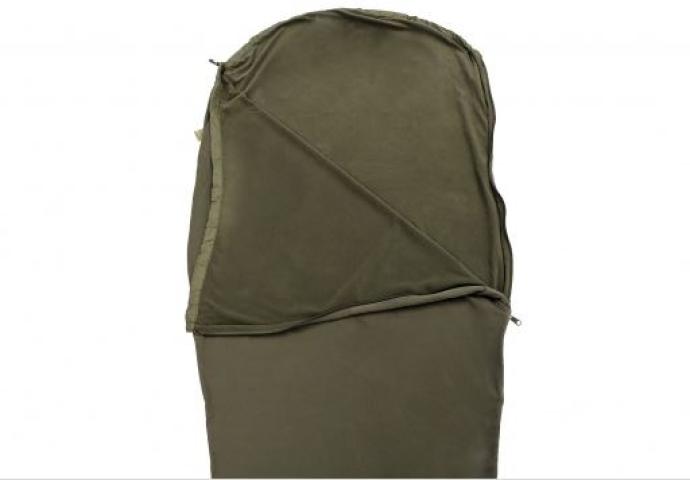 Carinthia Grizzly Fleece inner sleeping bag hut sleeping bag olive Inlett left
